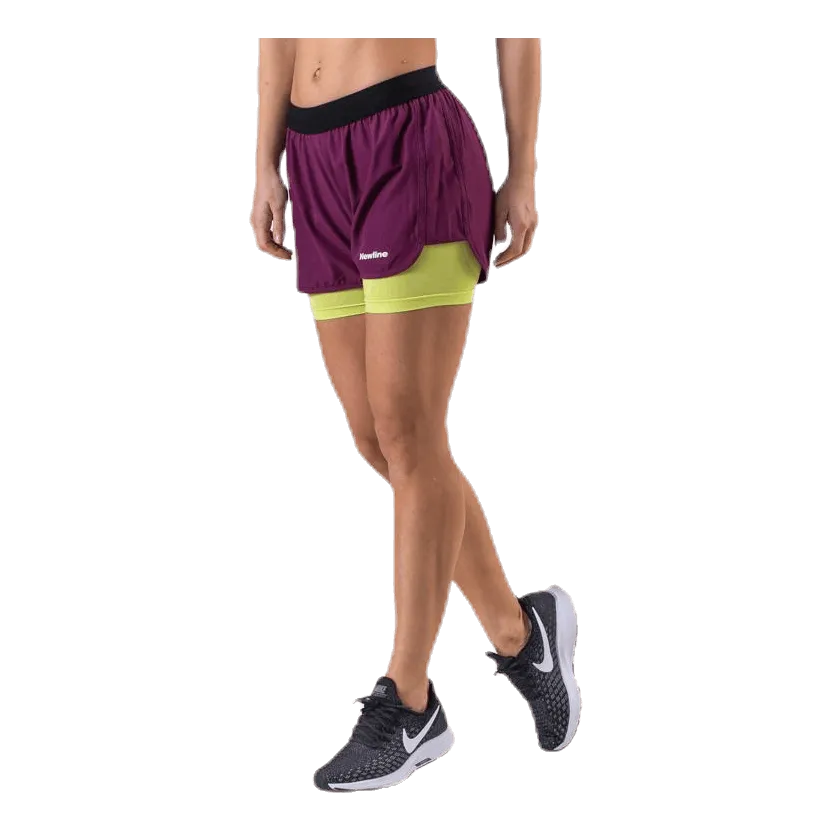 2-Lay Shorts Purple/Green