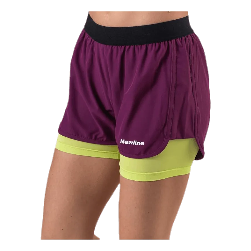 2-Lay Shorts Purple/Green