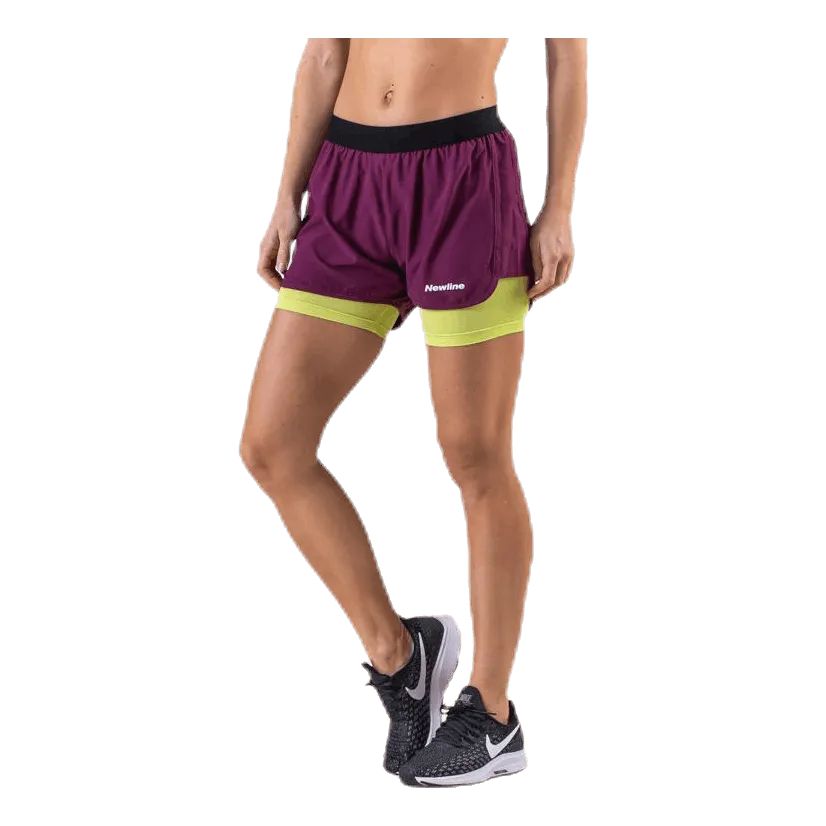 2-Lay Shorts Purple/Green