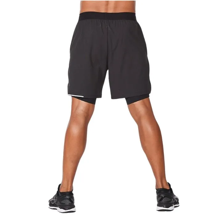 2XU MR6536B Aero 2-in-1 7" Shorts