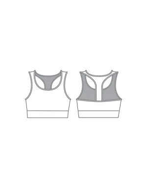 Accent Racer Strap Crop