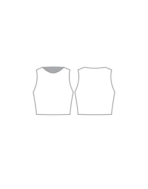 Accent Sleeveless Crop