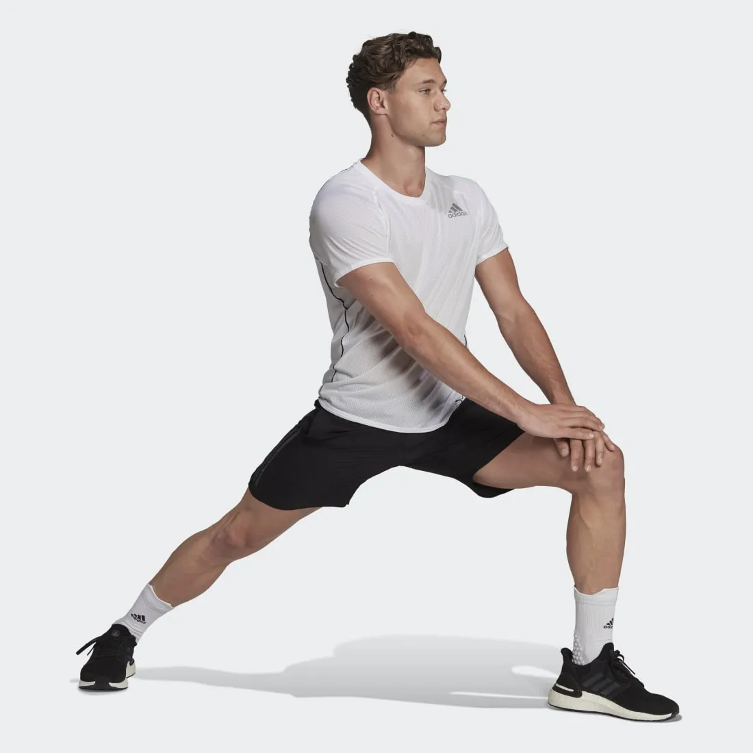 adidas Run Icons Full Reflective 3-Stripes Men's Shorts