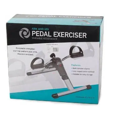 Arm & Leg Pedal Exerciser Variable Resistance with LCD Display