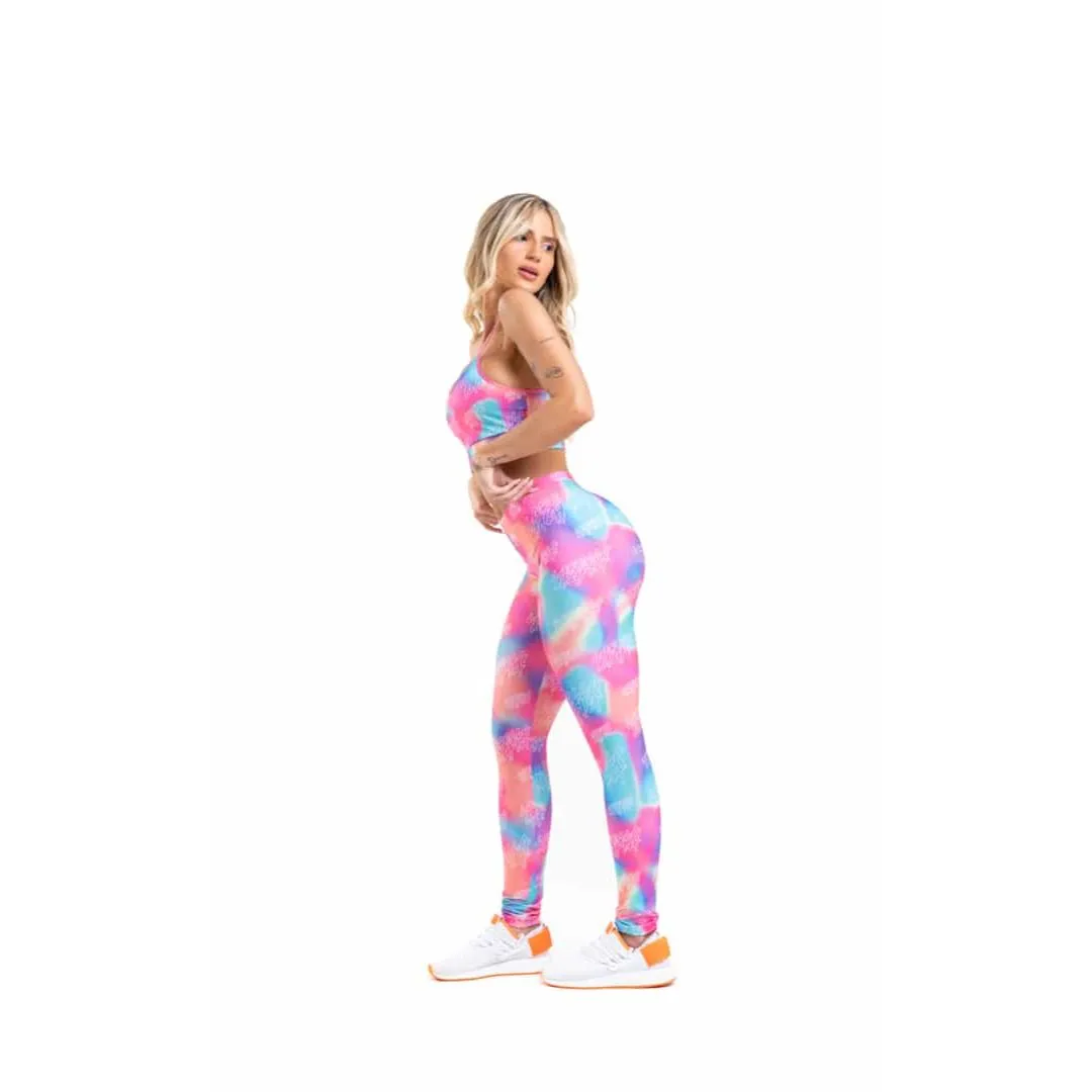 Conjunto Top y Leggings Beach Sport Estampado