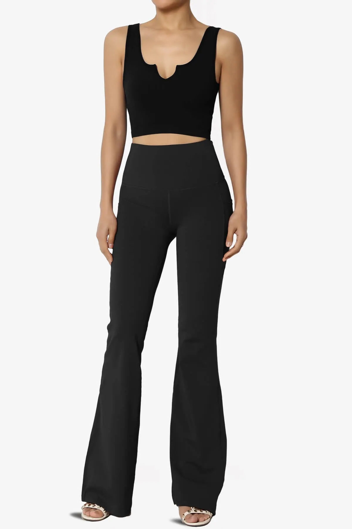 Effie Scoop Neck Ribbed Seamless Crop Tank Top