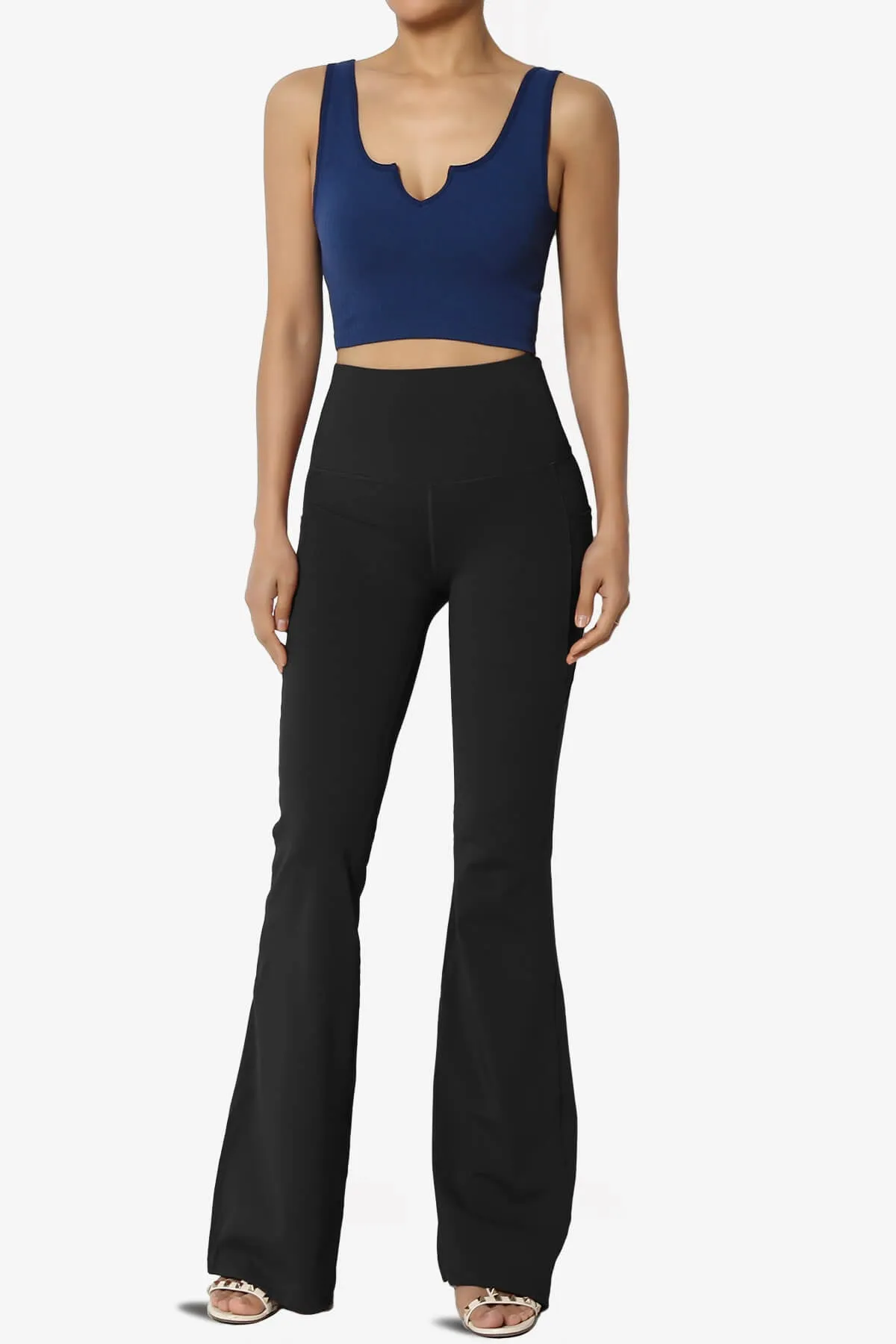 Effie Scoop Neck Ribbed Seamless Crop Tank Top