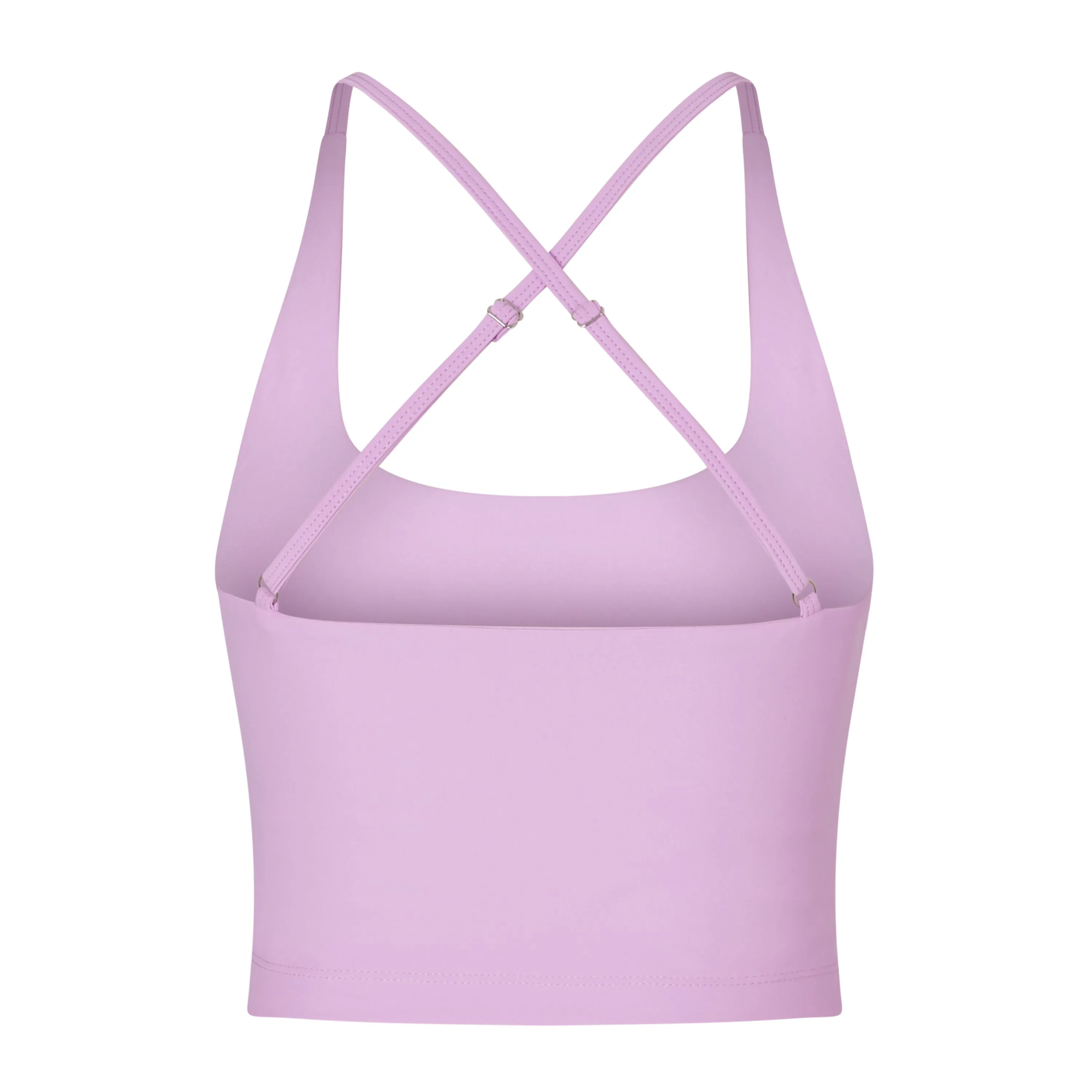 Frida Thin Strap Crop Top | Recycled Polyester | Cyclamen