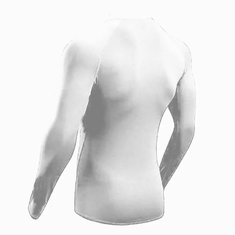 Gym Quick Dry Long Sleeves Shirt / Male Sports Turtleneck - SF0646