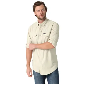 Men's Wrangler Performance Snap Long Sleeve Solid Shirt 112323768