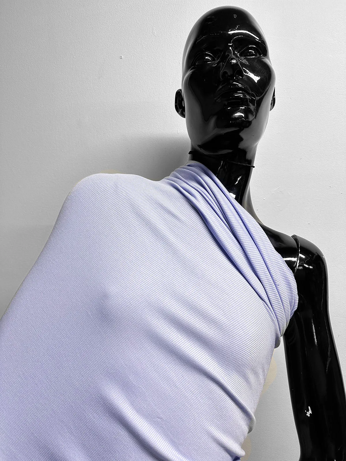 Modal Ribbed Jersey in Lilac