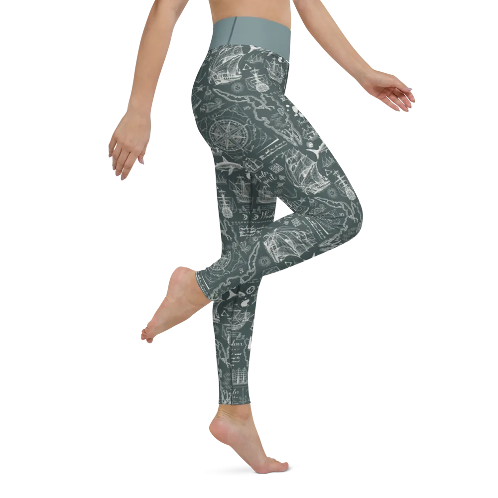 Nautical Design Yoga Leggings