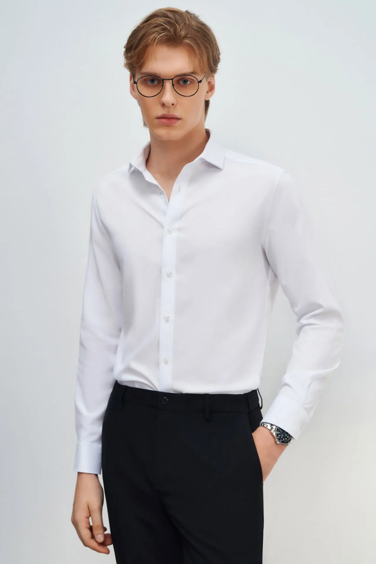Non-Iron Quick Dry Smart Fit Oxford Shirt