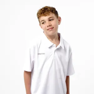 Omnitau Kid's Team Sports Breathable Technical Polo - White