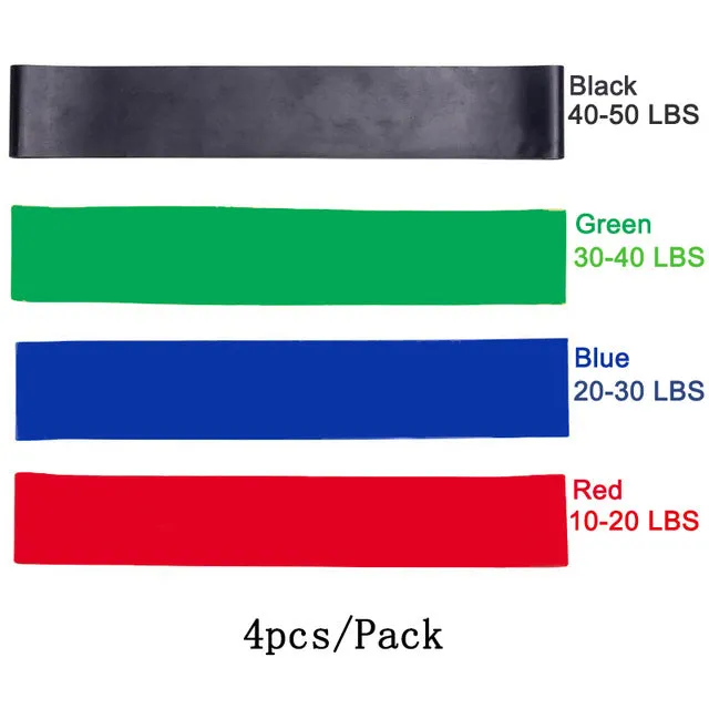 Pilates Resistance Bands Set Fitness Latex Loop BodyBuilding Strength Band Workout Pull Rope Athletic Expander Yoga Expander