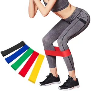 Pilates Resistance Bands Set Fitness Latex Loop BodyBuilding Strength Band Workout Pull Rope Athletic Expander Yoga Expander