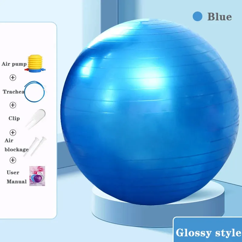Premium Yoga Ball 55cm for Fitness, Flexibility and Posture Support