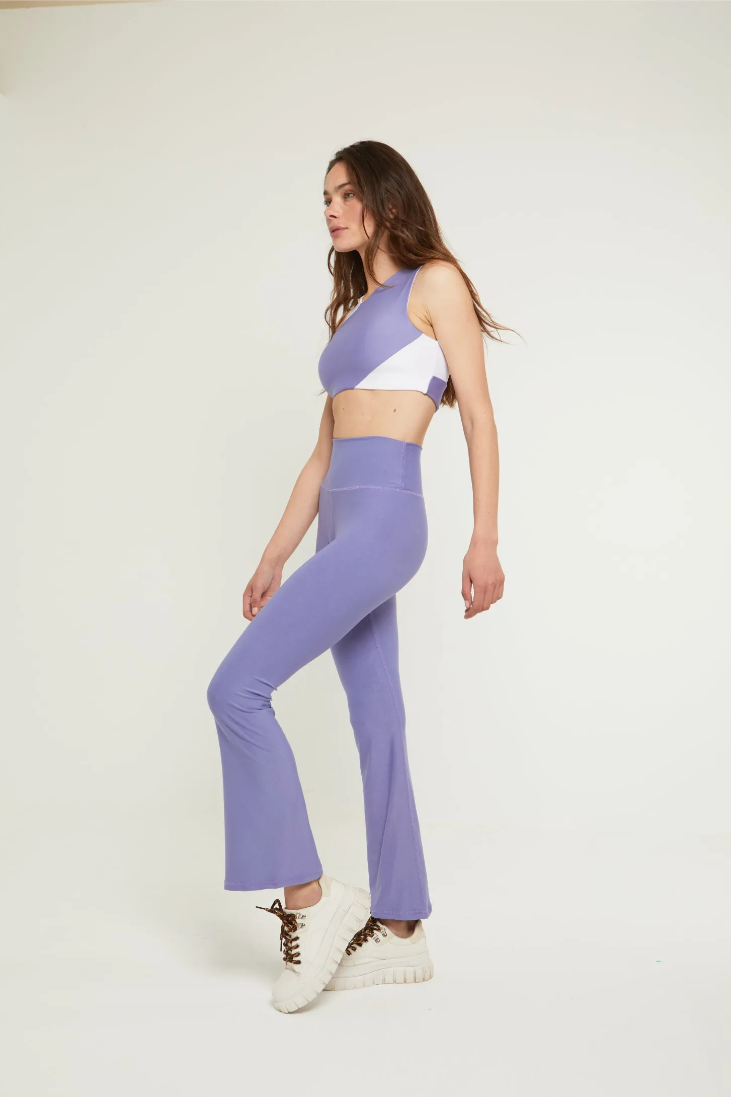 SECOND SKIN YOGA PANTS - LILAC