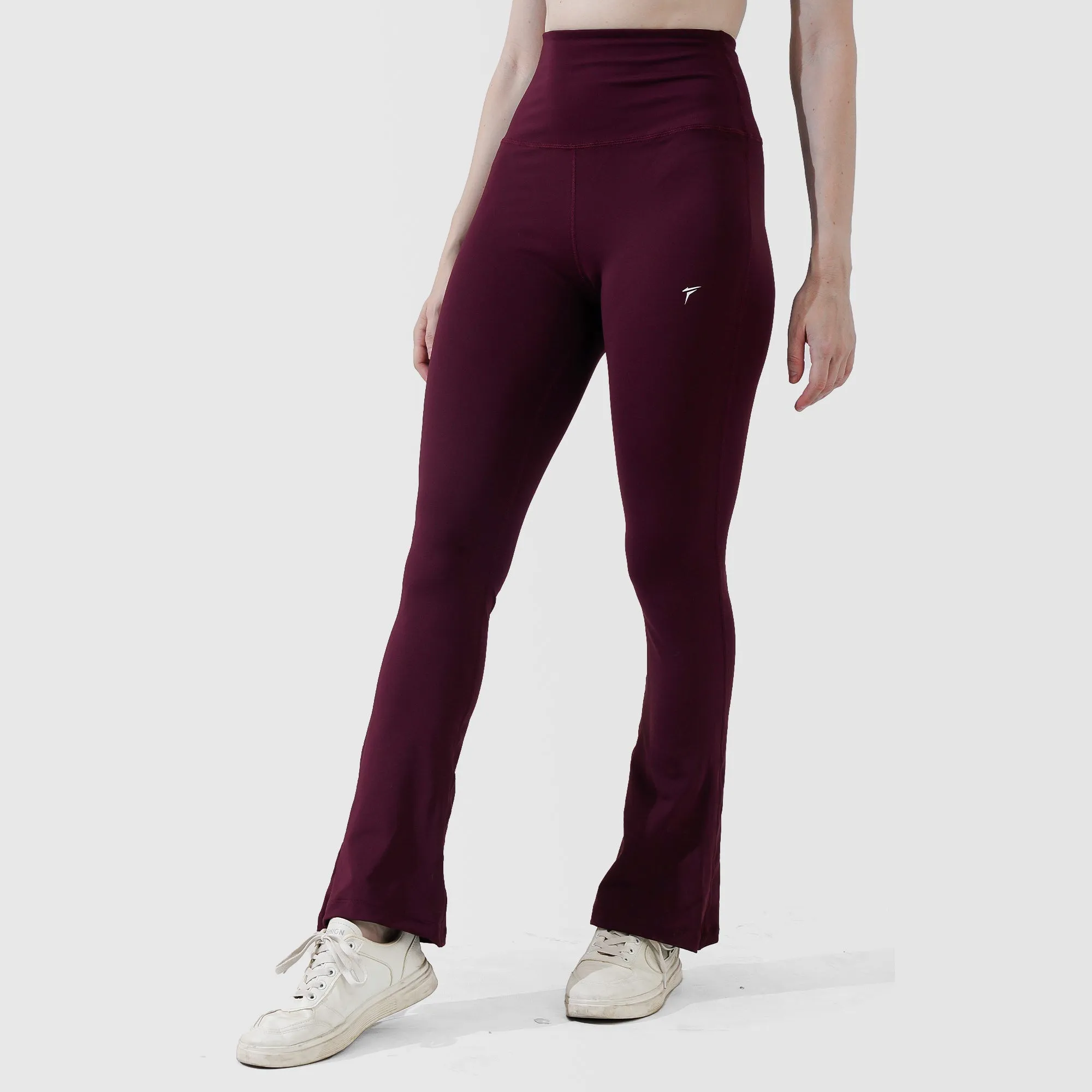 Tf-Maroon Premium Flare Leggings