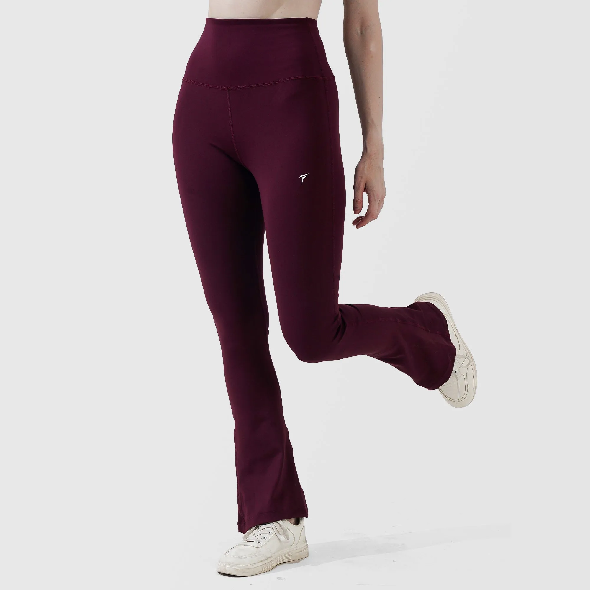 Tf-Maroon Premium Flare Leggings