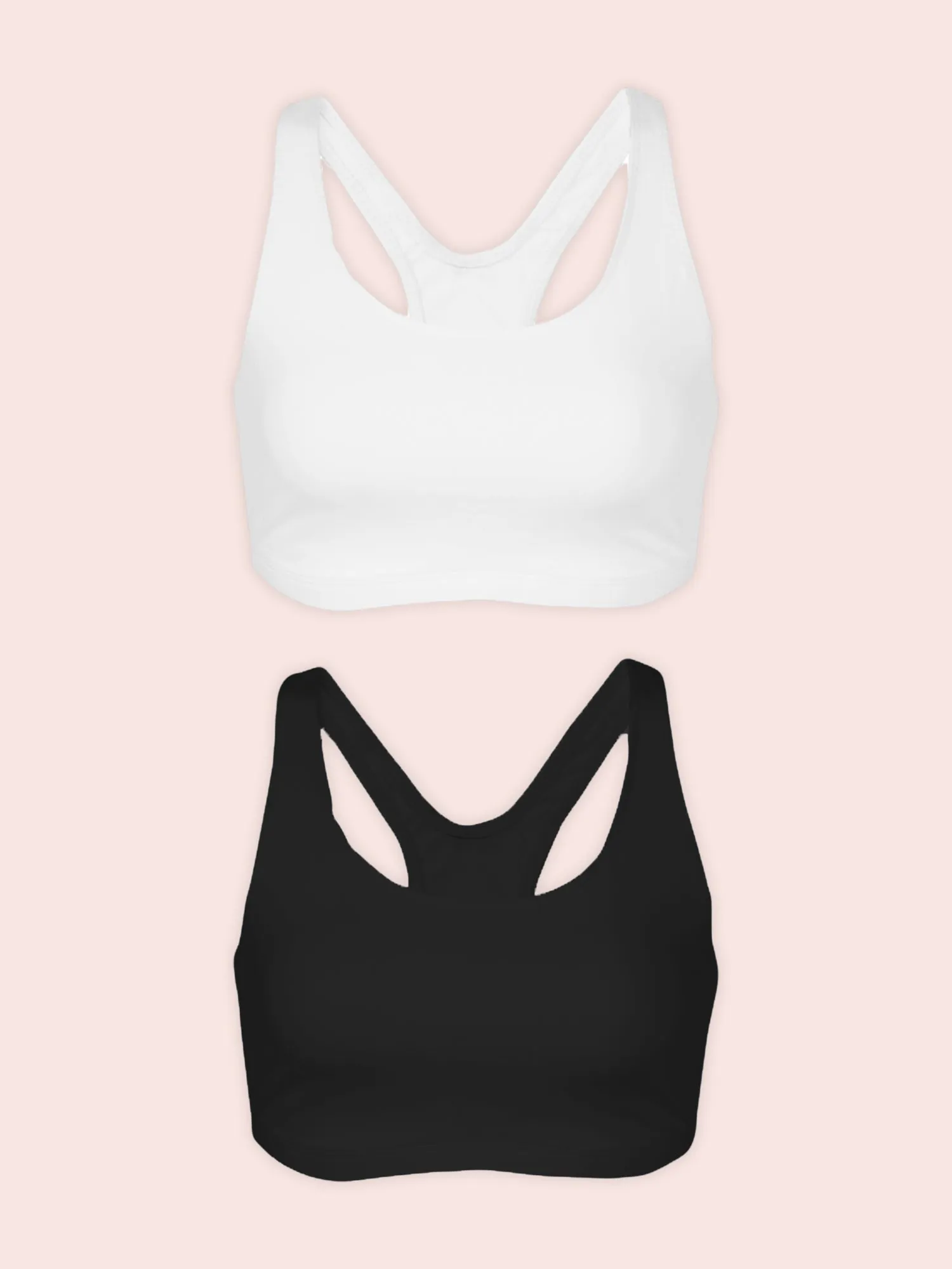 The Serena - Cotton Wirefree Sports Bra Bundle 2-Pack
