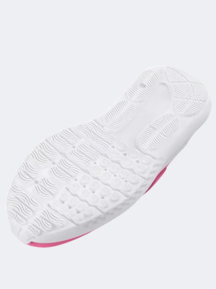 Under Armour Surge 4 Ac Ps Girls Running Shoes Sunset Pink/Silver